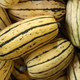 Pile of delicata squash